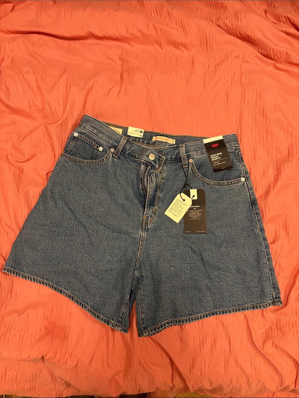 Levi's Classic Mid-Blue Denim Shorts